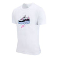 Nike Sportswear Knit Printing Sports Round Neck Short Sleeve White DB4826-100