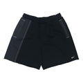 Nike Durant French Terry Breathable Sports Drawstring Solid Color Splicing Embroidered Alphabet Loose Shorts Black DH7374-010