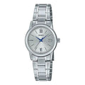 CASIO Waterproof Stainless Steel Strap Silver Analog LTP-V002D-7B3