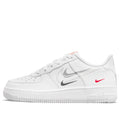 (GS) Nike Air Force 1 Low 'Multi-Swoosh White Particle Grey Photon Dust Bright Crimson' DO6486-100
