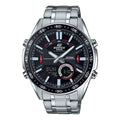 CASIO EDIFICE Mens Black Analog/Digital Combo EFV-C100D-1AV