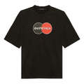 Men's Balenciaga Retro Uniform Loose Design Short Sleeve Black 620969TIV791000