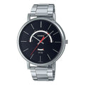Casio Dress Classic Minimalistic Analog Watch 'Black Silver' MTP-B105D-1AV