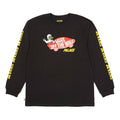 PALACE x Vans Crossover Off The Wall Classic Alphabet Pattern Printing Round Neck Long Sleeves Black T-Shirt VN0A7VCMBLK