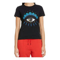 KENZO Large Eye Printing Pattern Short Sleeve Black FA5-2TS733-4YD-99