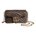 (WMNS) Gucci GG Marmont Mini Shoulder Bag 'Dark Taupe' 841290-AAGUV-2818