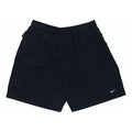 Nike Logo Micro Mark Breathable Solid Color Shorts Couple Style Black DM4402-010