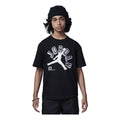 (GS) Air Jordan Varsity Jumpman Graphic T-shirt 'Black' FV2530-011