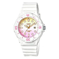 CASIO Waterproof Sports White Analog LRW-200H-4E2