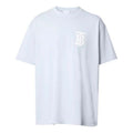 Burberry SS21 Logo Luxury Short Sleeves s Blue 80400621