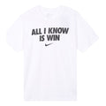Nike All I Know Is Win Casual Sport Alphabet Printing Short Sleeve Men's White DD0774-100