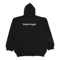 Men's Balenciaga SS21 Zipper Long Sleeves Jacket Black 641659TIV551070