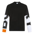 Burberry Plain Embroidery Printing Long Sleeve Male Black 80291391