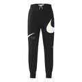Men's Nike Large Logo Lacing Knit Bundle Feet Sports Pants/Trousers/Joggers Autumn Black DD6092-010