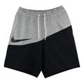 Nike Sportswear Swoosh Small Colorblock Sports Shorts Black Gray Blackgray BV5310-064