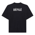 Balenciaga Alphabet Printing Wide Short Sleeve Black 641532TJVL41000