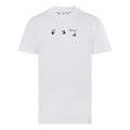 Off-White Peace Worldwide Over Tee 'White/Green' OMAA038R21JER0080155