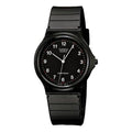 Men's CASIO YOUTH Retro Watch Classic Strap Black DialBlack Strap Mens BlackBlack Analog MQ-24-1B