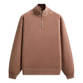 KITH 101 Sueded Fleece Nelson Quarter Zip 'Dusty Mauve' KHM034673-603