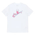 Nike Sportswear Shoe Printing Logo Sports Knit Short Sleeve White DH0057-100