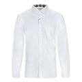 Men's Burberry SS21 Long Sleeves Shirt White 39961121