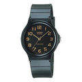 CASIO MQ-24 Series Casual College Waterproof Quartz 38.8mm Resin Strap Watch MQ-24-1B2LDF