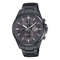 CASIO Men's EDIFICE Metal IPBLACK Particle Coated Racing Mens Black Analog EFB-509GY-1AVUPR