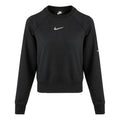 (WMNS) Nike Sportswear Swoosh Casual Sports Round Neck Black Hoodie CZ8891-010