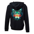 Men's KENZO Embroidered Hooded Zipper Black F955BL7214XA-99