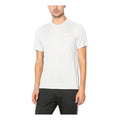Men's Nike Solid Color Sports Round Neck Pullover Short Sleeve White Gray T-Shirt 834241-100