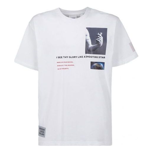 Men's Burberry SS20 Large Short Sleeve White 8024733