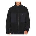 Nike x ACG Polartec Wolf Tree Fleece Solid Color Zipper Jacket Black CV0652-010