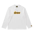 Drew House Secret Smiling Face Alphabet Long Sleeves Unisex White DR-SS20-005