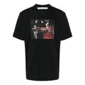 Off-White Caravaggio Short-Sleeve Over Tee 'Black/Red' OMAA038R21JER0031025