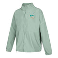 (WMNS) Nike Logo Printing Stand Up Collar Jacket Coat Green DM7914-357