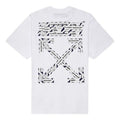 Off-White SS20 Arrows Logo Print Oversized T-Shirt 'White' OMAA038S201850030188
