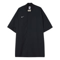 Nike x Fear of God x NBA Crossover Solid Color Loose Short Sleeve Shirt Black CU4686-010