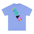 NOAH NYC More Core Tee Multicolor Logo Printing Short Sleeve Unisex Blue T7SS20PWK