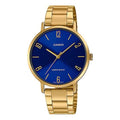 CASIO Quartz Waterproof Blue Watch Dial Blue Analog LTP-VT01G-2B