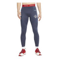 Men's Nike Florets Pattern Printing Tight Gym Pants/Trousers/Joggers Blue CD7116-471