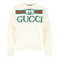(WMNS) GUCCI SS20 Logo Oversized Sweater 'Cream' 469250-XJCCG-9230