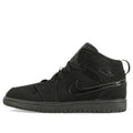(PS) Air Jordan 1 Mid 'All Black' 640734-056
