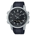 Casio Dress Classic Minimalistic Analog Watch 'Metallic Black Silver' AMW-880-1AV