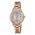 CASIO SHEEN Solar Powered Waterproof Quartz Sapphire Crystal White Analog SHE-4522CG-4A