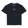 Men's Nike NBA Brooklyn Nets Casual Sports Loose Alphabet Stripe Short Sleeve Black T-Shirt DA5862-060