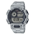 CASIO Sports Waterproof Stainless Steel Strap Quartz Mens Silver Digital AE-1400WHD-1A