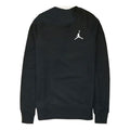 Men's Air Jordan Solid Color Sports Round Neck Pullover Long Sleeves Black AH3935-010