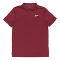 Nike Running Training Sports Quick Dry Breathable Short Sleeve Polo Shirt Red Wine red CW6851-638
