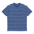 Nike Sportswear Sports Stripe Round Neck Short Sleeve Blue DM8880-490