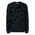 Alexander McQueen Pattern Printing Long Sleeves Round Neck Sweatshirt 'Black' 545415RLT74